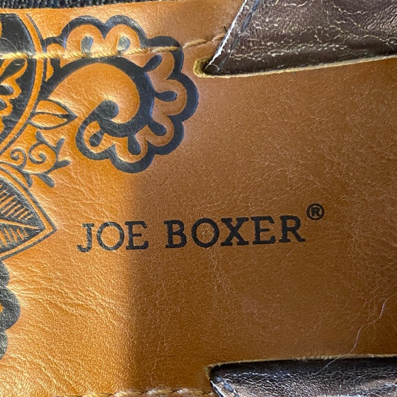 Joe Boxer Women's Black and Brown Sandals - Picture 2 of 6